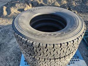 (3) Retread 27580R22.5 Tires...