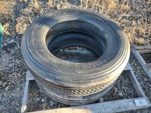 (2) Retread 25570R22.5 Tires...