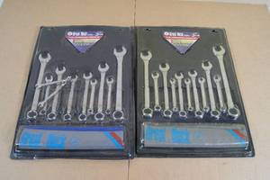 lot 36 image: (2) Great Neck Metric Combination Wrench Sets