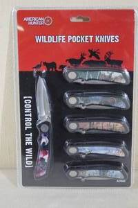 lot 70 image: American Hunter Wildlife Pocket Knife Set