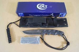 lot 64 image: Colt CT668 Black Stonewashed 9-14 Tactical Knife