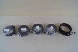 lot 77 image: Boston Leather Buckle Closure Belts - 1.75