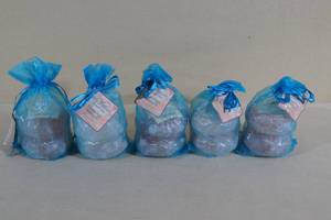 lot 97 image: Himalayan Crystal Salt Massage Stones