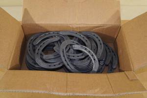 lot 104 image: 40 Diamond Classic Plain Size 00 Horseshoes