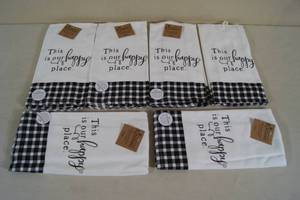 lot 138 image: Happy Place Dual Purpose Kitchen Towels