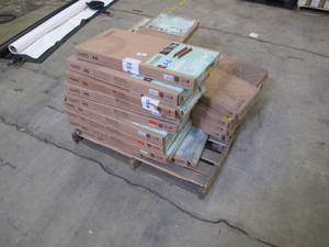 lot 507 image: Pallet of 26 Modifi Closet System Shelfing Accessories and Shelves