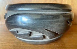 Blackware Pottery Piece by Mary Singer