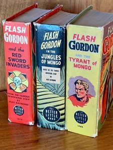 Three Flash Gordon Big Little Books
