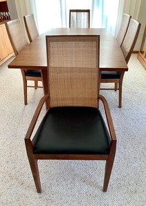 Mid Century Drylund Dining Room Table and Chairs