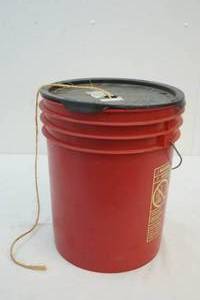 lot 16 image: bucket of twine