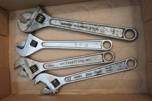 lot 180 image: crescent wrenches