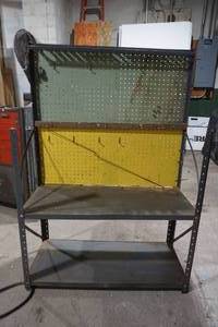 lot 273 image: metal shelf