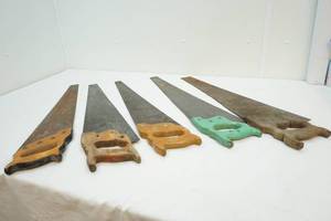 lot 279 image: hand saws