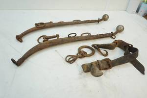lot 293 image: antique horse collars