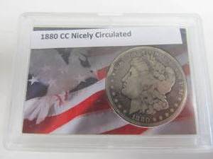 1880 CC Morgan Silver Dollar - Nicely Circulated
