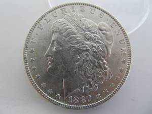 1887 Morgan Silver Dollar - Uncirculated