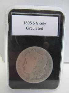 1895 S Morgan Silver Dollar - Nicely Circulated