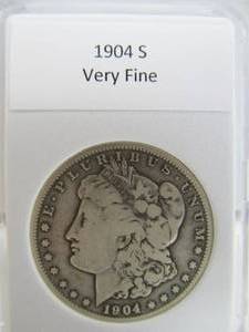 1904 S Morgan Silver Dollar - VF