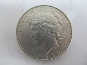 1922 Silver Peace Dollar - Uncirculated