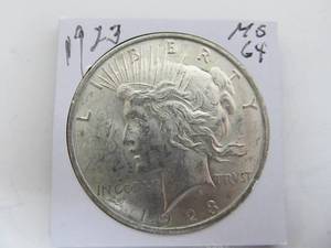 1923 Silver Peace Dollar - Uncirculated