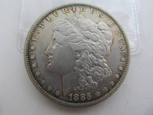 1885 O Morgan Silver Dollar