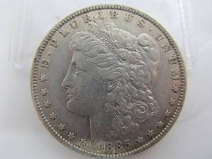 1885 Morgan Silver Dollar