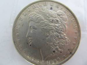 1889 Morgan Silver Dollar