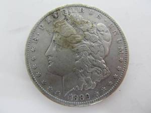 1889 D Morgan Silver Dollar