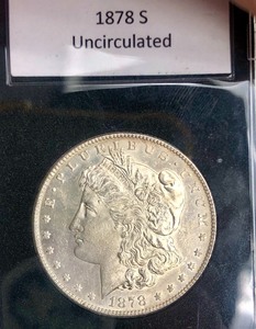 1878 S Morgan Silver Dollar Uncirculated
