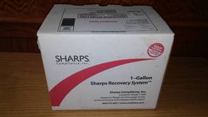 lot 1 image: NEW Sharps One Gallon Recovery System