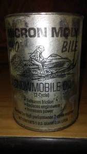 lot 13 image: Micron Moly Sno Bile Snowmobile Oil.