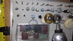 lot 20 image: Mini Rotary Electric Tool. Case And Attachments.