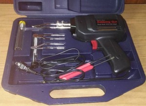 lot 38 image: Dual Heat Soldering Gun in Case. Good.