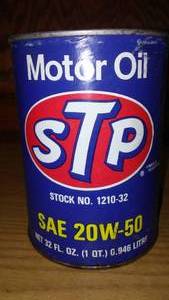 lot 56 image: STP Motor Oil Can.