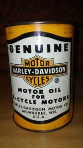 lot 61 image: Harley Davidson Motor Oil for Motorcycles.