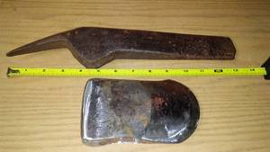 lot 67 image: Axe And Pick Heads (2)