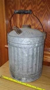 lot 70 image: 2 Gallon Galvanized Can.