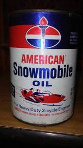 lot 80 image: American Standard Snowmobile Oil