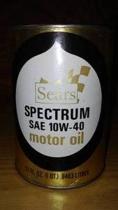 lot 85 image: Sears Spectrum Motor Oil