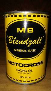 lot 99 image: MB Blendzall Motocross Racing Oil