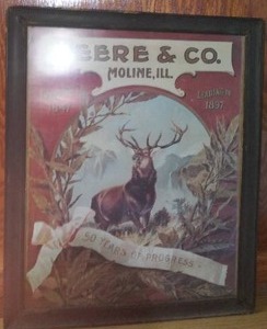 lot 114 image: John Deere Vintage Artwork 50 Years