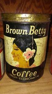 lot 116 image: Brown Coffee Can and More.
