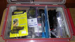 lot 144 image: Misc. Firearm- Scope Rings And More.