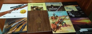 lot 170 image: 9 Harrington and Richardson, H & R, Annual Catalogs And 1971 100th Anniversary Calendar