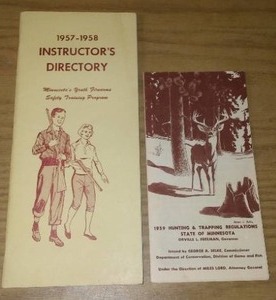 lot 175 image: MN Youth Firearms Safety Training Program 1957-58.