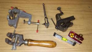 lot 194 image: Variety of Small Clamps and Levels