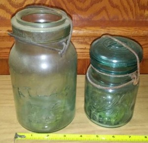 lot 196 image: Antique Canning Jars (2)