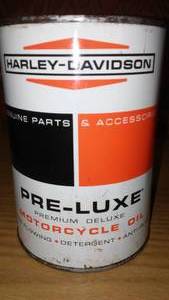 lot 212 image: Harley Davidson Motorcycle Oil Can