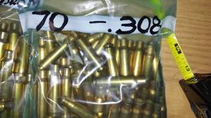 lot 215 image: Brass Shells for reloading
