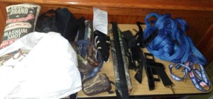 lot 222 image: Rope Straps, Gun Bags, Harness Systems